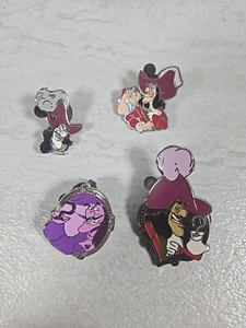 Disney Wdw Villains Captain Hook und Mr. Smee Pin Disneyland Disney World Peter - Bild 1 von 7