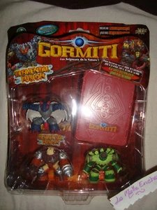 BOITE GORMITI 3 FIGURINES INTERACTIVES LANCEUR DE CARTE - Picture 1 of 1