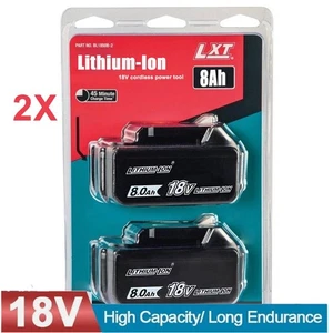 2X Original 18V/8,0Ah Akku BL1860B für Makita 197422-4 BL1850 BL1830- 2er Set - - Bild 1 von 7