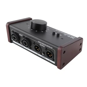 .›Passive Monitor Controller Xlr And 3.5Mm Interface Large Volume Knob Mute Cont - Picture 1 of 22