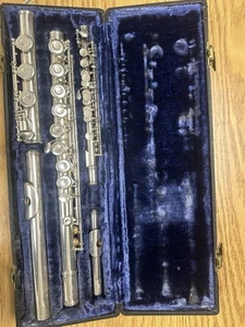 Armstrong #91 Closed Hole Sterling Flute+Piccolo, Fresh Service+Some New Pads - Picture 1 of 10