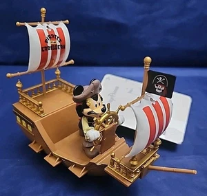 DISNEY'S PIRATES OF THE CARIBBEAN MICKEY MOUSE PIRATE SHIP PULLBACK TOY w/TAG - Picture 1 of 6