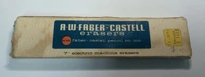 AW Faber-Castell 7” Electric Machine #73 White Pencil Erasers - Picture 1 of 5