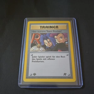 2000 Pokemon Rocket 71/82 Here Comes Team Rocket! 1st Edition -  German card - Picture 1 of 7