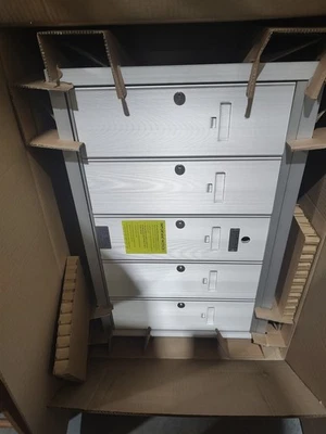 Florence Surface Mount Vertical Mailbox with 5 Compartments in Anodized Aluminum - Image 1 of 4