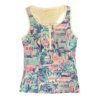 Lilly Pulitzer Canna Bra Tank Ravello Blue Perfect Match Size Small - Image 1 of 4