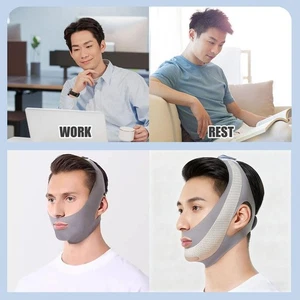 Gesicht Schlankheit Bandage V Line Face Shaper Doppelkinngürtel;; Gesichtsreduzierer T5N3 - Bild 1 von 11