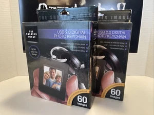 Two USB 2.0 Digital Photo Keychains - Picture 1 of 5