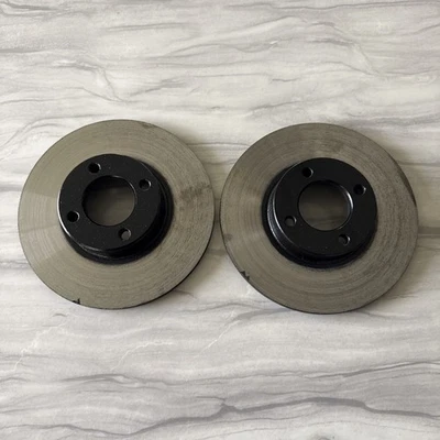 1970 1971 1972 Honda Z600 N600 2 FRONT BRAKE ROTOR ROTORS PAIR - Imagem 1 de 4