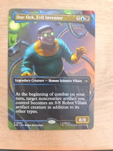 Doc Ock, Evil Inventor (sin fronteras) Marvel's Spider-Man Magic The Gathering 0024 - Imagen 1 de 2