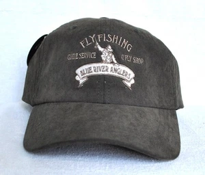 *BLUE RIVER ANGLERS BRECKENRIDGE* Fly fishing Microfiber Ball cap hat IMPERIAL - Picture 1 of 3