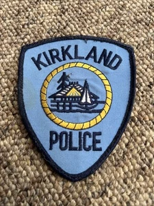 Vintage Kirkland Police Badge Patch - Picture 1 of 1