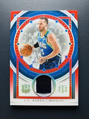 2023-24 National Treasures JJ J.J. Barea Timeless GU Patch Red 5/8≈1/1 Jersey# - Image 1 of 2