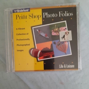 Broderbund Photo Folios for The Print Shop - Life & Leisure Photo Clip Art CD - Picture 1 of 6