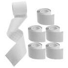  6 Rolls White Pvc Self-adhesive Baseboard Peel and Stick Door Alignment Tool