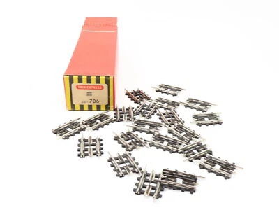 Trix Express H0 706 Gleismaterial 20x Ausgleichsstück gebogen Pappschwellen OVP - Bild 1 von 2
