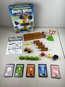 Angry Birds Knock on Wood Building Game Mattel Games 2010 #W2793 - COMPLETE - Picture 1 of 18