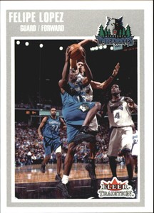2002-03 Fleer Tradition Crystal Basketball Card #88 Felipe Lopez /199