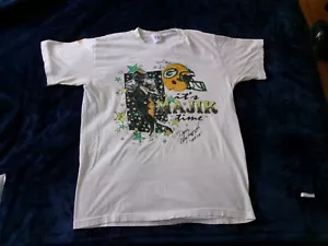Vintage Green Bay Packers Don Majkowski T-Shirt It's Majik Time Logo 7 L (42-44) - Bild 1 von 13