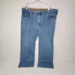 Vintage Duluth Trading Herrenjeans Größe 48 x 34 gerades Bein Reißverschluss mittlere Waschung - Bild 1 von 7