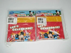 Mickey Mouse Loot Bags (12 Pack) Size 9X6 1/2 - Picture 1 of 4