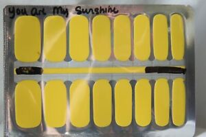 Nail Polish Strips (new) YOU ARE MY SUNSHINE - 16 STRIPS - FUN & EASY TO USE!