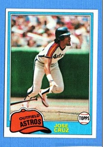 1981 Topps #105 Jose Cruz NM Astros