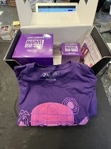 LootCrate julio 2020 púrpura Marvel Gear + productos en caja - Imagen 1 de 2