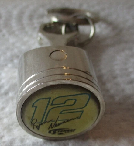 Ryan Newman # 12 CHROME PISTON METAL KEYCHAIN ! FREE SHIPPING ! FAST SHIPPING ! Cover