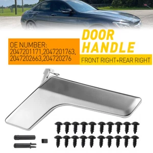 Passenger Right Side Inside Door Repair Handle For Kit Mercedes C250 C300 C350 - Picture 1 of 10