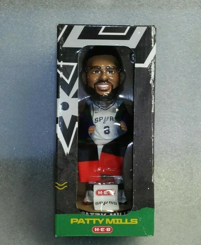 RARE *NEW* San Antonio Spurs Patty Mills Bobblehead From Indigenous Night HEB Cover