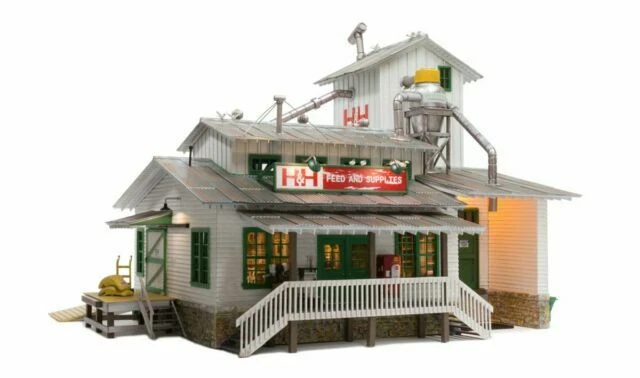 Woodland Scenics H&H Feed Mill Model Building - BR5859