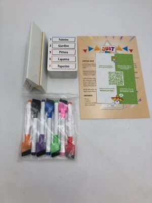 Jeu de fête Asmodee JUST ONE, jaune, italien, coopératif, 3 à 7 joueurs - Photo 1/4