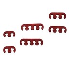 6Pcs Red Spark Plug Wire Cable Cord Separators 7mm 8mm 9mm For    