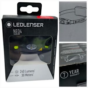LED Lenser NEO4 Battery Operated LED Head Torch - 240 Lumens, 30m Range, IPX7