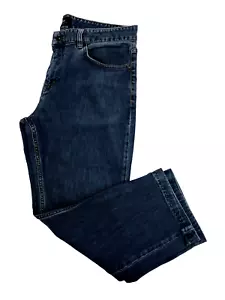 JAG mens denim jeans size 34 flynn straight Blue Pants Pockets - Picture 1 of 13