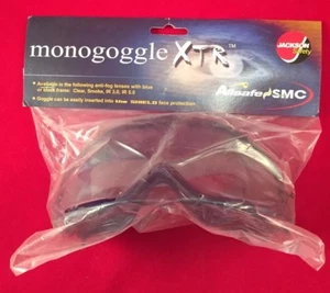 Monogoggle XTR Safety Goggles Style: Frame:Blue, Lens Tint:Clear part# 3010334 - Picture 1 of 12