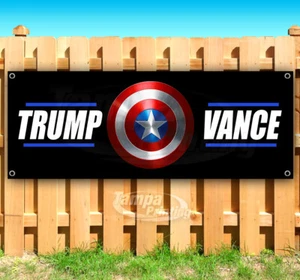 TRUMP VANCE 2024 MAGA FJB Banner Flag Sign Vinyl SB00045 - Picture 1 of 8