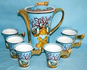 MOLI & AMI - VINTAGE FRENCH COFFEE SERVICE ( 7 ) - Porcelain - Picture 1 of 12