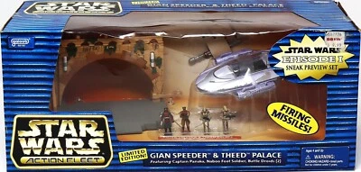 Micro Máquinas Star Wars Action Fleet: Gian Speeder y Theed Palace Foto 1 de 4
