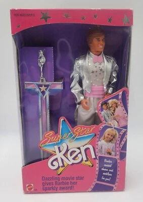 Muñeca Barbie SuperStar Ken 1988 Mattel 1535 nueva en caja Foto 1 de 4