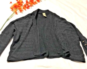Needle & Thread schwarzer schimmernder Cardigan Pullover Größe M Damen - Bild 1 von 8
