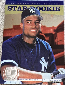 1996 Upper Deck, Star Rookie, Rubin Rivera, 9/3/95 Debut, NY Yankees, Card #230 - Picture 1 of 2