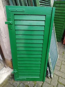 1 Stück Fensterladen - Holz - gebraucht - Höhe 129 cm - Breite 58,5 cm - Bild 1 von 10