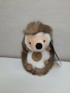 Aurora Hedgehog Miyoni Small Brown White Hedgehog Plush Stuffed 6" NWT Realistic - Picture 1 of 6