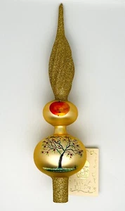 1997 Patricia Breen "Orchard Spring/Winter " 9 3/4" Handmade/Hand Painted Finial - Picture 1 of 6