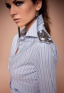 DENNY ROSE CAMICIA RIGHE art. 1020 tg. L - Foto 1 di 8