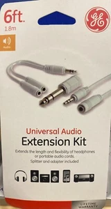 GE Universal Audio Extension kit 6ft splitter and adapter included - Picture 1 of 2