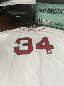 David Ortiz Authentic Signed White Pro Style Jersey Autographed BAS Witnessed - Picture 1 of 5