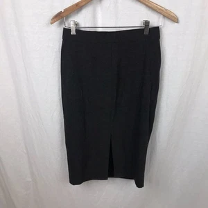 CATHERINE Catherine Malandrino Women's Pencil Skirt Solid Black Zip Back Size 4 - Picture 1 of 4